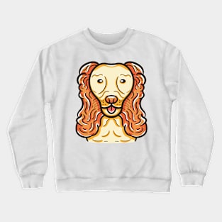 Cute cocker spaniel dog Crewneck Sweatshirt